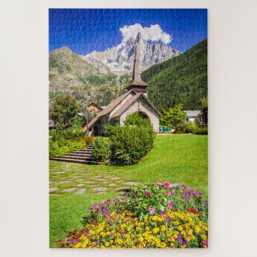Chamonix-kerk Legpuzzel (Verticaal)