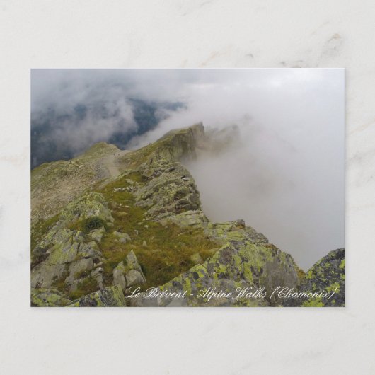 Chamonix, Le Brévent-bergen - Frankrijk Briefkaart (Voorkant)