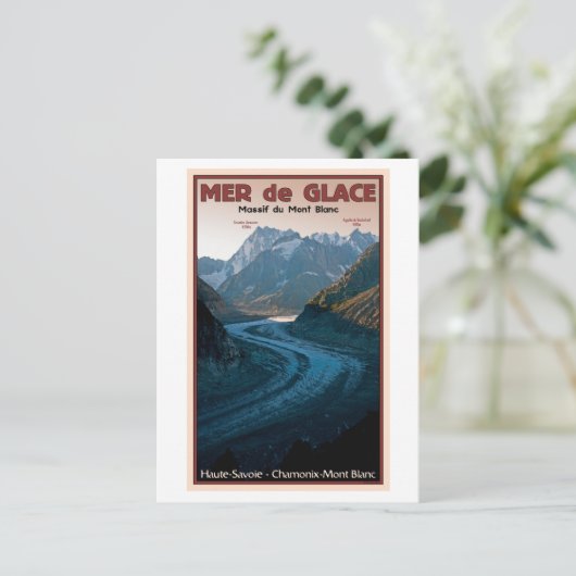 Chamonix - Mer de Glace Briefkaart (Staand voorkant)