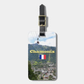 Chamonix - Mont Blanc Bagagelabel (Voorkant verticaal)