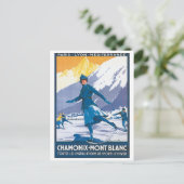 Chamonix Mont Blanc Briefkaart (Staand voorkant)