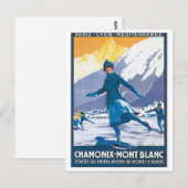 Chamonix Mont Blanc Briefkaart (Voorkant / Achterkant)
