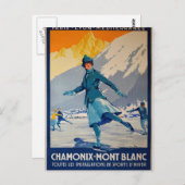 Chamonix - Mont Blanc Briefkaart (Voorkant / Achterkant)