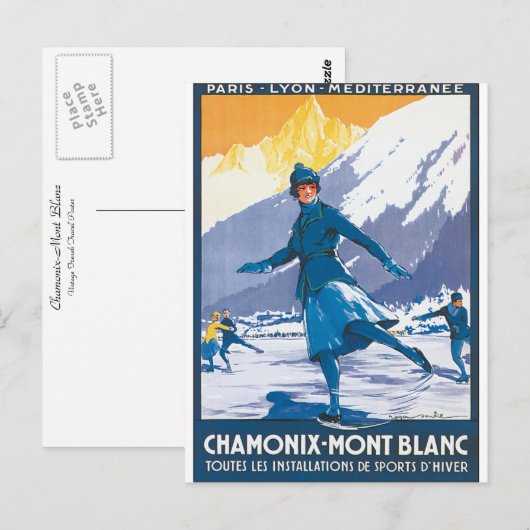 Chamonix-Mont Blanc Briefkaart (Voorkant / Achterkant)