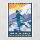Chamonix-Mont Blanc Briefkaart (Voorkant)