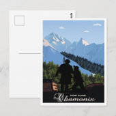 Chamonix, Mont Blanc Briefkaart (Voorkant / Achterkant)