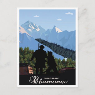 Chamonix, Mont Blanc Briefkaart