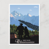 Chamonix, Mont Blanc Briefkaart (Voorkant)