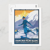 Chamonix Mont Blanc Briefkaart (Voorkant / Achterkant)