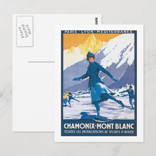 Chamonix Mont Blanc Briefkaart (Voorkant / Achterkant)