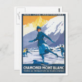 Chamonix Mont Blanc Briefkaart (Voorkant / Achterkant)