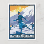  Chamonix Mont Blanc Briefkaart (Voorkant)