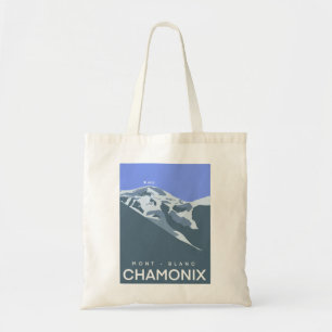 Chamonix, Mont Blanc, digitaal afbeelding Tote Bag