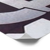 Chamonix Mont Blanc France  Ski Poster (Hoek)