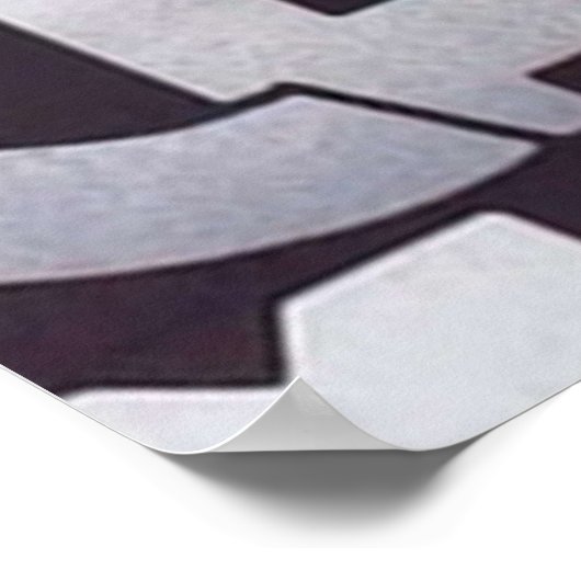 Chamonix Mont Blanc France  Ski Poster (Hoek)