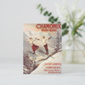 Chamonix, Mont-Blanc, Frankrijk - Briefkaart (Staand voorkant)