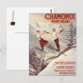 Chamonix, Mont-Blanc, Frankrijk - Briefkaart (Voorkant / Achterkant)