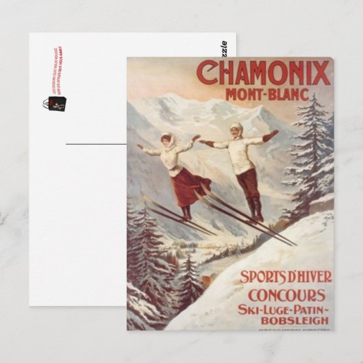 Chamonix, Mont-Blanc, Frankrijk - Briefkaart (Voorkant / Achterkant)
