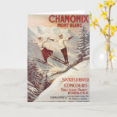 Chamonix, Mont-Blanc, Frankrijk - Kaart (Gele Bloem)