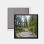 Chamonix, Mont Blanc, Frankrijk (Magnet) Magneet (Voorkant / Achterkant)