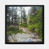 Chamonix, Mont Blanc, Frankrijk (Magnet) Magneet (Voorkant)