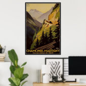 Chamonix, Mont-Blanc, Frankrijk - Poster (Thuiskantoor)