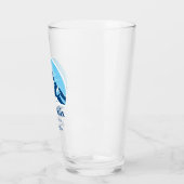 Chamonix Mont Blanc Frankrijk ski souvenir Glas (Links)