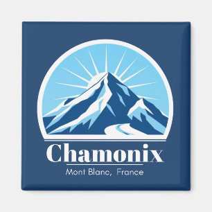 Chamonix Mont Blanc Frankrijk souvenir Magneet