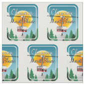Chamonix Mont Blanc Frankrijk Stof (Swatch)
