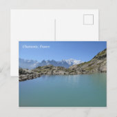 Chamonix Mont Blanc Frans Alpen Briefkaart (Voorkant / Achterkant)