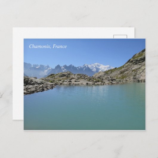 Chamonix Mont Blanc Frans Alpen Briefkaart (Voorkant / Achterkant)