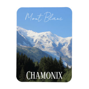 Chamonix, Mont Blanc, Franse Alpen, zomer Magneet