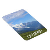 Chamonix, Mont Blanc, Franse Alpen, zomer Magneet (Rechterzijde)