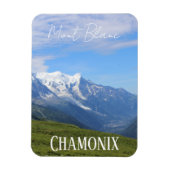 Chamonix, Mont Blanc, Franse Alpen, zomermagneet Magneet (Verticaal)
