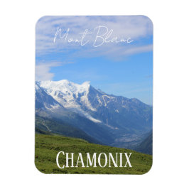 Chamonix, Mont Blanc, Franse Alpen, zomermagneet Magneet