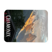 Chamonix, Mont Blanc, Franse Alpen, zomermagneet Magneet (Horizontaal)