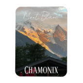 Chamonix, Mont Blanc, Franse Alpen, zomermagneet Magneet (Verticaal)
