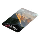 Chamonix, Mont Blanc, Franse Alpen, zomermagneet Magneet (Linkerzijde)