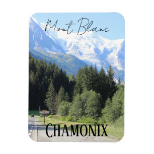 Chamonix, Mont Blanc, Franse Alpen, zomermagneet Magneet