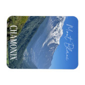 Chamonix, Mont Blanc, Franse Alpen, zomermagneet Magneet (Horizontaal)