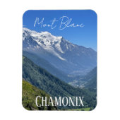 Chamonix, Mont Blanc, Franse Alpen, zomermagneet Magneet (Verticaal)