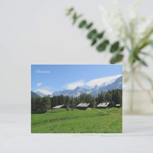 Chamonix Mont Blanc French Alps Briefkaart (Staand voorkant)
