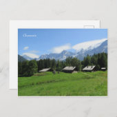 Chamonix Mont Blanc French Alps Briefkaart (Voorkant / Achterkant)