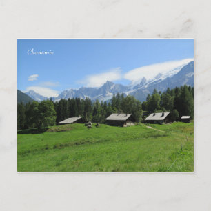 Chamonix Mont Blanc French Alps Briefkaart