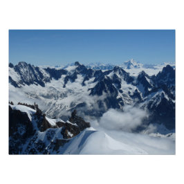 Chamonix Mont Blanc French Alps Perfect Poster