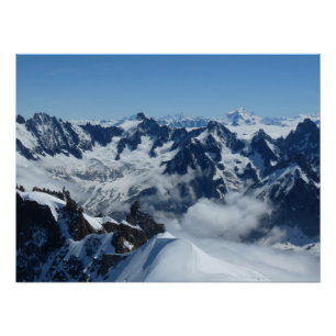 Chamonix Mont Blanc French Alps Perfect Poster