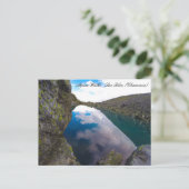 Chamonix, Mont Blanc - Lac Bleu, Frankrijk Briefkaart (Staand voorkant)