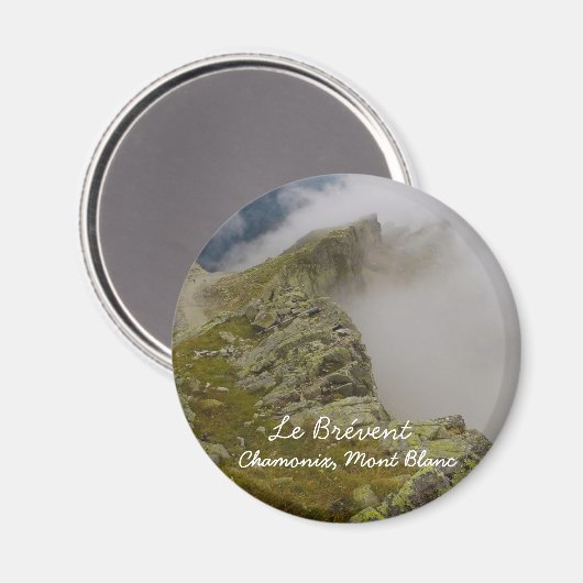 Chamonix, Mont Blanc, Le Brévent (Magnet) Magneet (Voorkant / Achterkant)