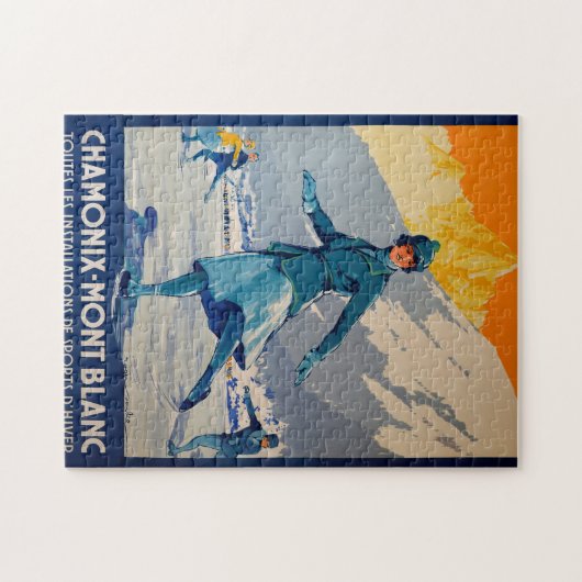 Chamonix - Mont Blanc Legpuzzel (Horizontaal)