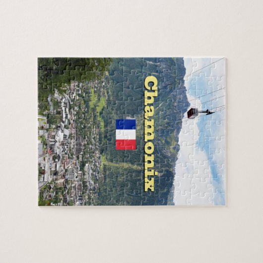 Chamonix - Mont Blanc Legpuzzel (Horizontaal)